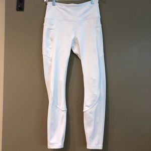 White Lululemon Leggings